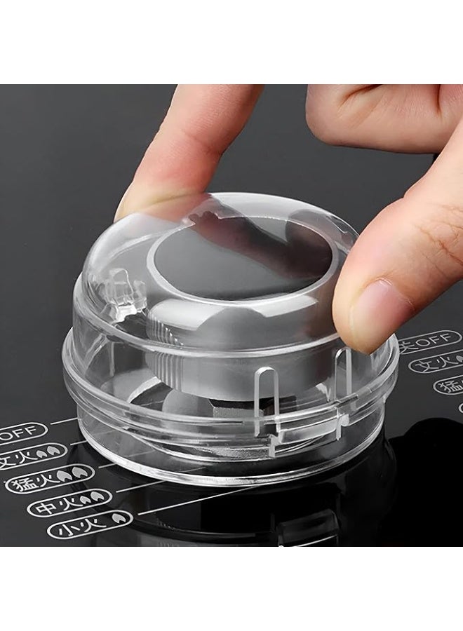 أغطية مقابض موقد عالمية لحماية الأطفال، مصممة خصيصًا لأفران ومواقد الغاز، مزودة بمادة لاصقة أكريليكية قوية لتعزيز حماية الأطفال من الحروق والإصابات العرضية (6 أغطية). - Image 5